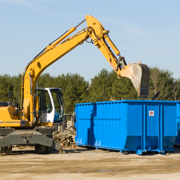 what size residential dumpster rentals are available in Allen Kansas